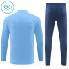 Manchester City Trainings Sweatshirt Quarter-zip 2024-25 Blauwe - Kids